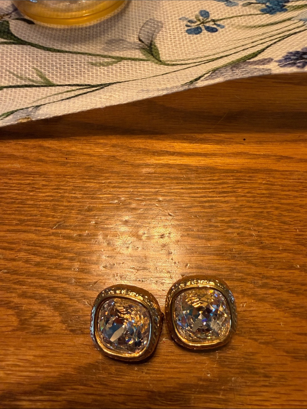 Swarovski clip earrings
